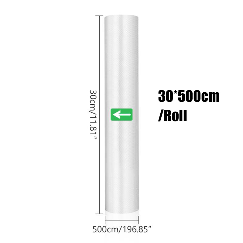 110V/220V Automatic Food Vacuum Sealer Packer Household Food Packaging Machine For Home Kitchen Commercial Vacuum Food Sealing: 30x500cm / EU Plug