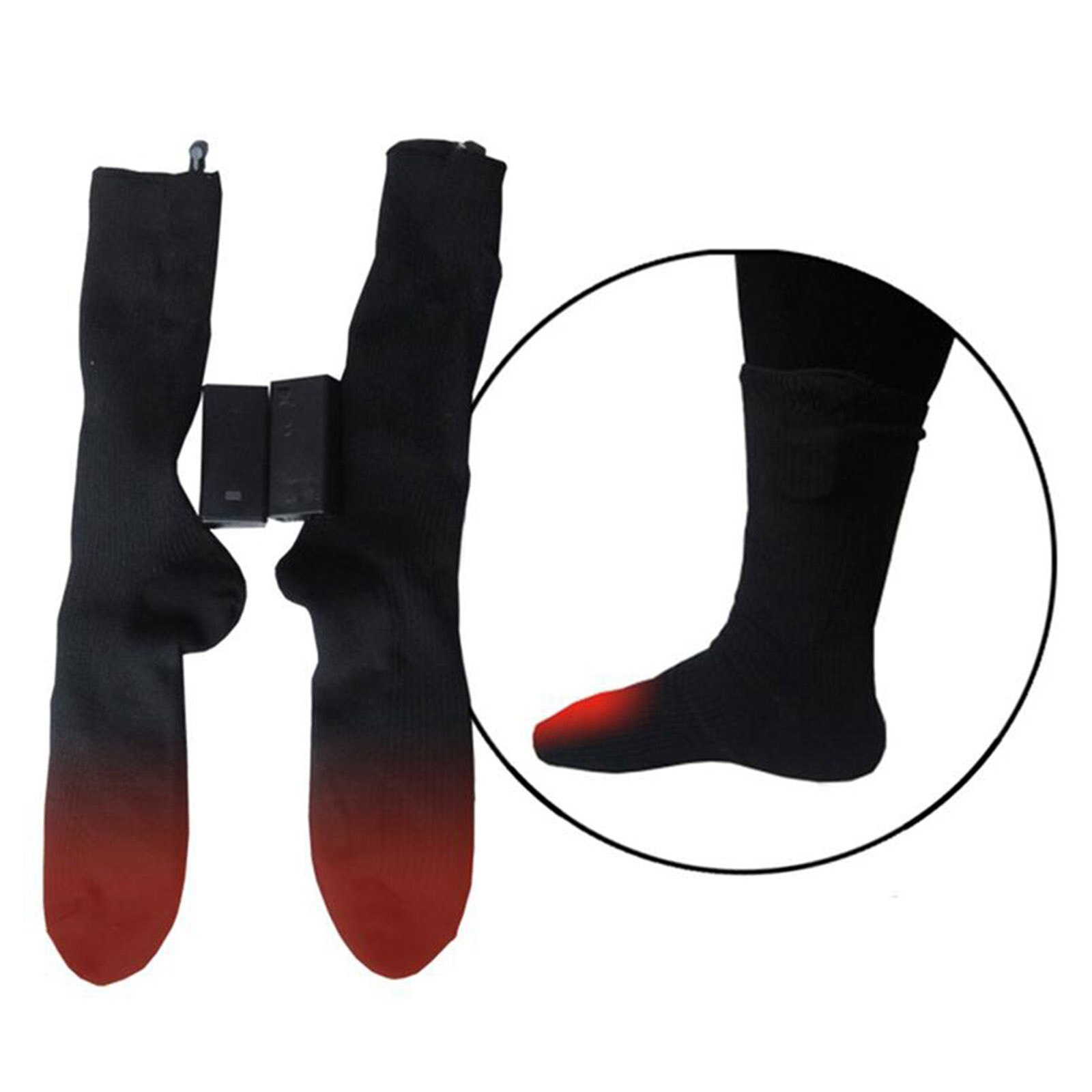 Heated Socks, Battery Powered Thermal Foot Warmers Heating Sock for Cold Winter Men Women Adults