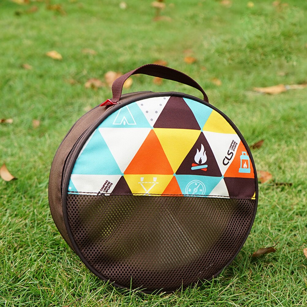 1 Set of 17Pcs Camping Mess Kit Outdoor Tableware Stainless Steel Plate Bowl with Storage Bag for Camping