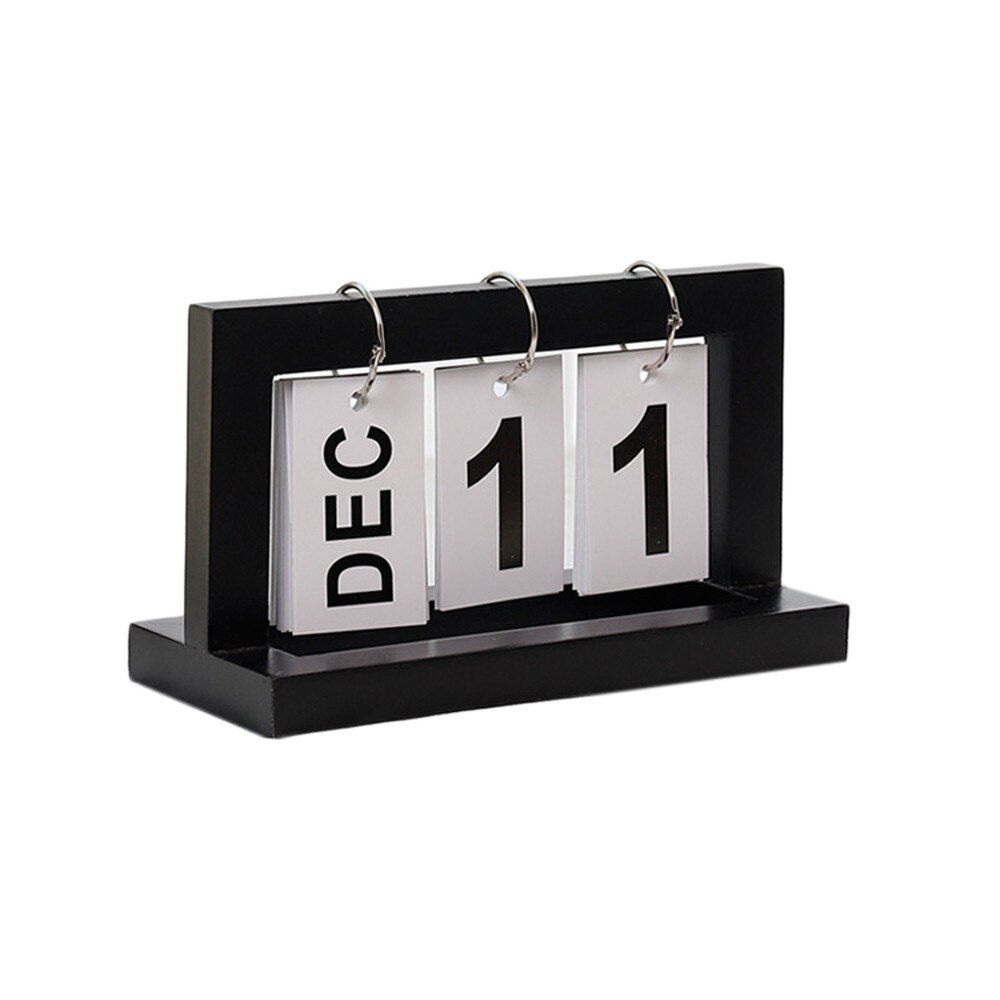 40#Perpetual Calendar Calendar Crafts Office School Decoration Wall Desktop Paper simple Calendar dual Daily Scheduler Table: Default Title