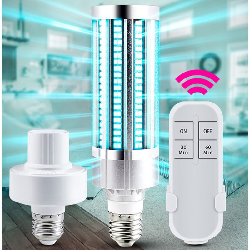 60w led maïs uv-lamp voor thuis slaapkamer 360 graden geen dode hoek uvc ultraviolet lamp  ac110v