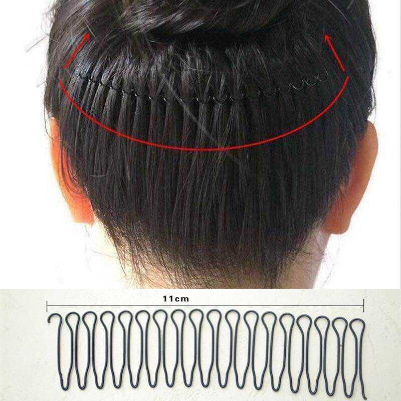 Pelo de la forma de U acabado fijador de Peine de pelo Invisible titular pelo Bobby Pines de pelo corto herramientas de clips para las niñas y las mujeres TEEA889