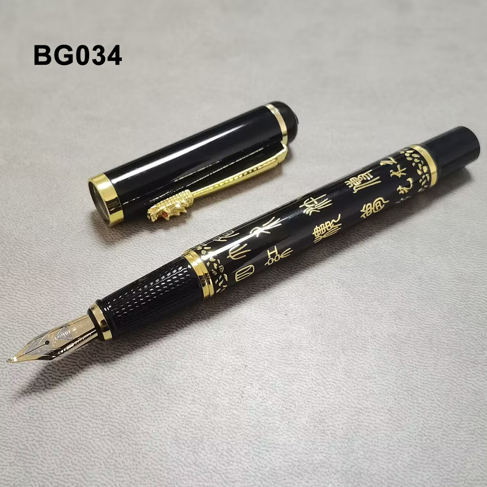 Pluma estilográfica fina 1 bolígrafo Plus, dos puntas, estilo clásico chino, caligrafía, escritura, firma, bolígrafo de , material de papelería para estudiantes y oficina: Default Title