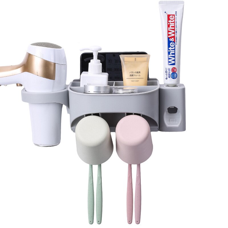 Toothbrush Holder Automatic Toothpaste Squeezer Di... – Grandado