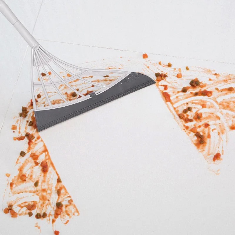 Multifunctional Hand Push Sweeper Magic Broom Floor Wiper Squeegee for Floor Cleaning Rubber Broom Floor Squeegee Sweeping Brush