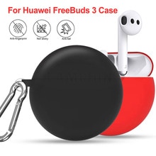 Nouvelle étui pour freebud 3 Bluetooth étui pour écouteurs coque en silicone chocs couverture pour Huawei freebud 3 couverture boîte avec crochet