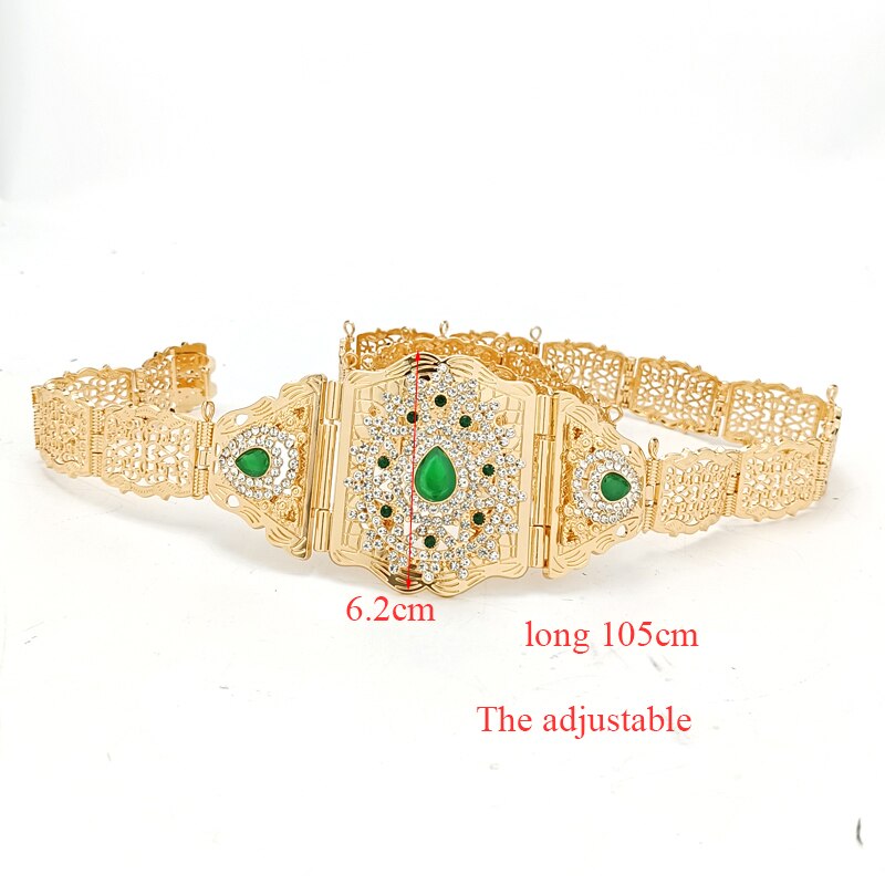 Collier avec pendentif à pampilles plaqué or, style arabe, bohème, robe de mariée marocaine, chaîne de taille en métal