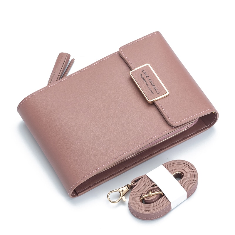 Spring and summer ladies wallet Korean version of multifunctional large capacity storage zipper shoulder bag sal