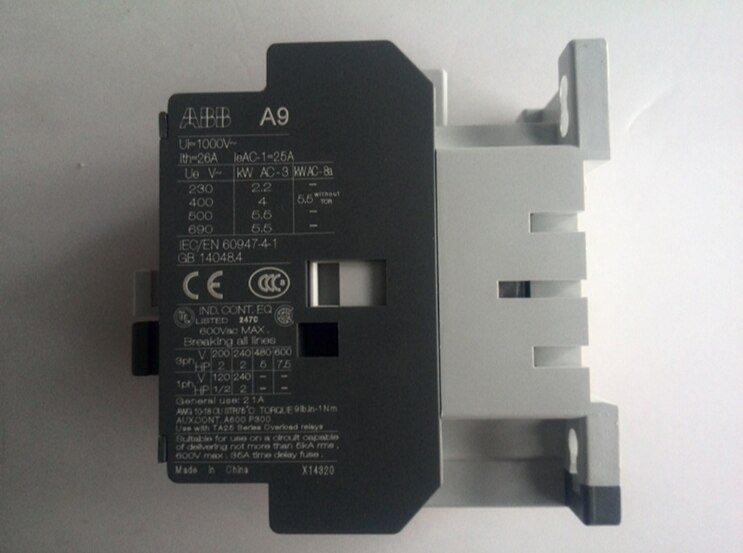 1 st. abb  a9-30-10 ac contactor