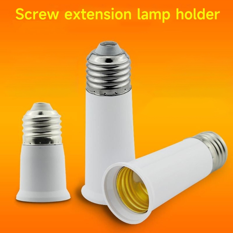 E27 Light Bulb Extender Socket Lamp Holder Adapter Extension for LED Bulb