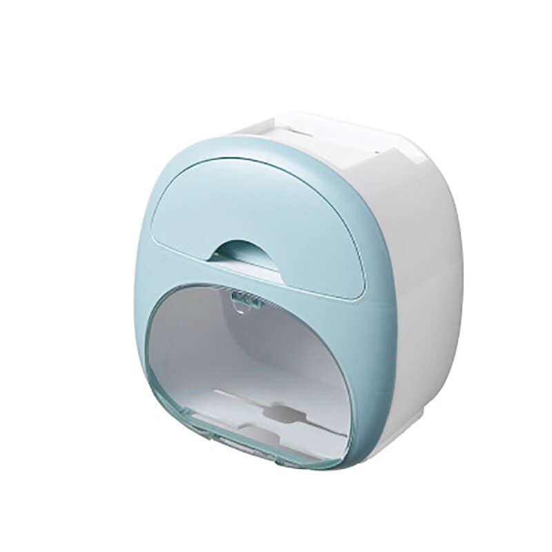 Punch-Free Roll Paper Drawer With Drawer Garbage Bag Bathroom Large-Capacity Storage Box Household Goods Bathroom Accessories: Green