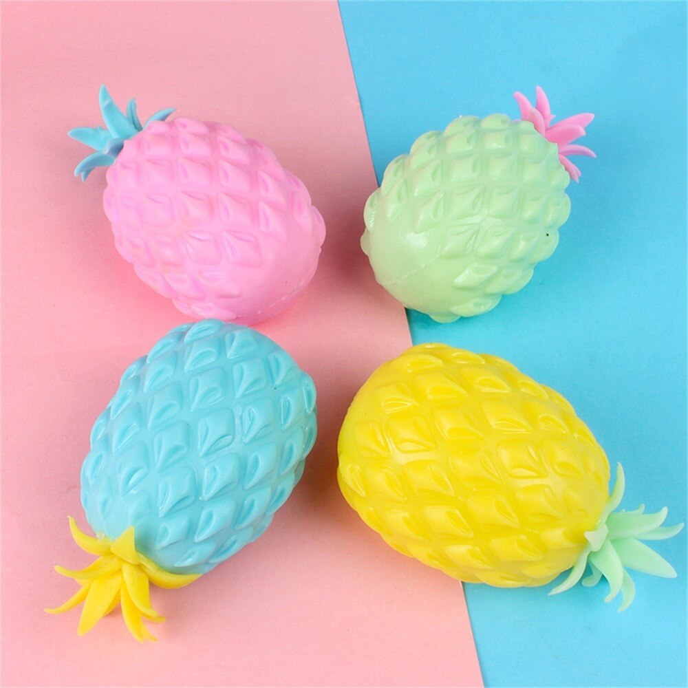 1PC nette Ananas bilden Finger druck Linderung spielzeug kreative quetschen Ball freundlicher erwachsene spielzeug