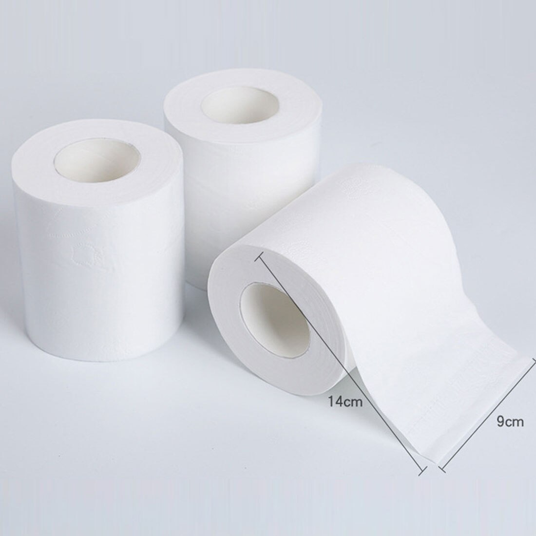 6/8/10/12 Rolls Home Kitchen Toilet Roll Paper Tissue Smooth Soft Toilet Paper Car Accessories Interior Car Paper Towels