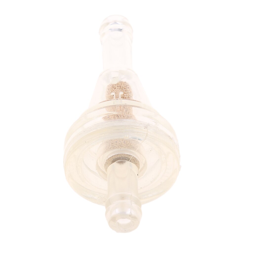 Plastic Mini Small Engine Petrol Inline Fuel Filter For 1/4 Inch Fuel Line