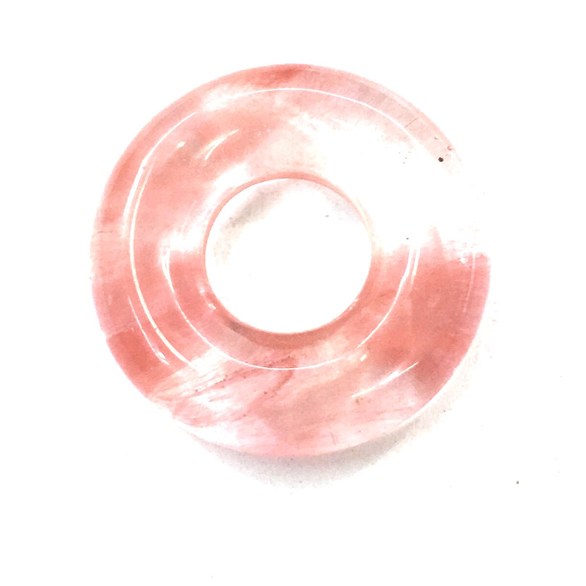 Natural Stone Big Hole Pendants Rose Quartzs Agates Necklace Pendant for Jewelry Making Good Size 20mm: 11