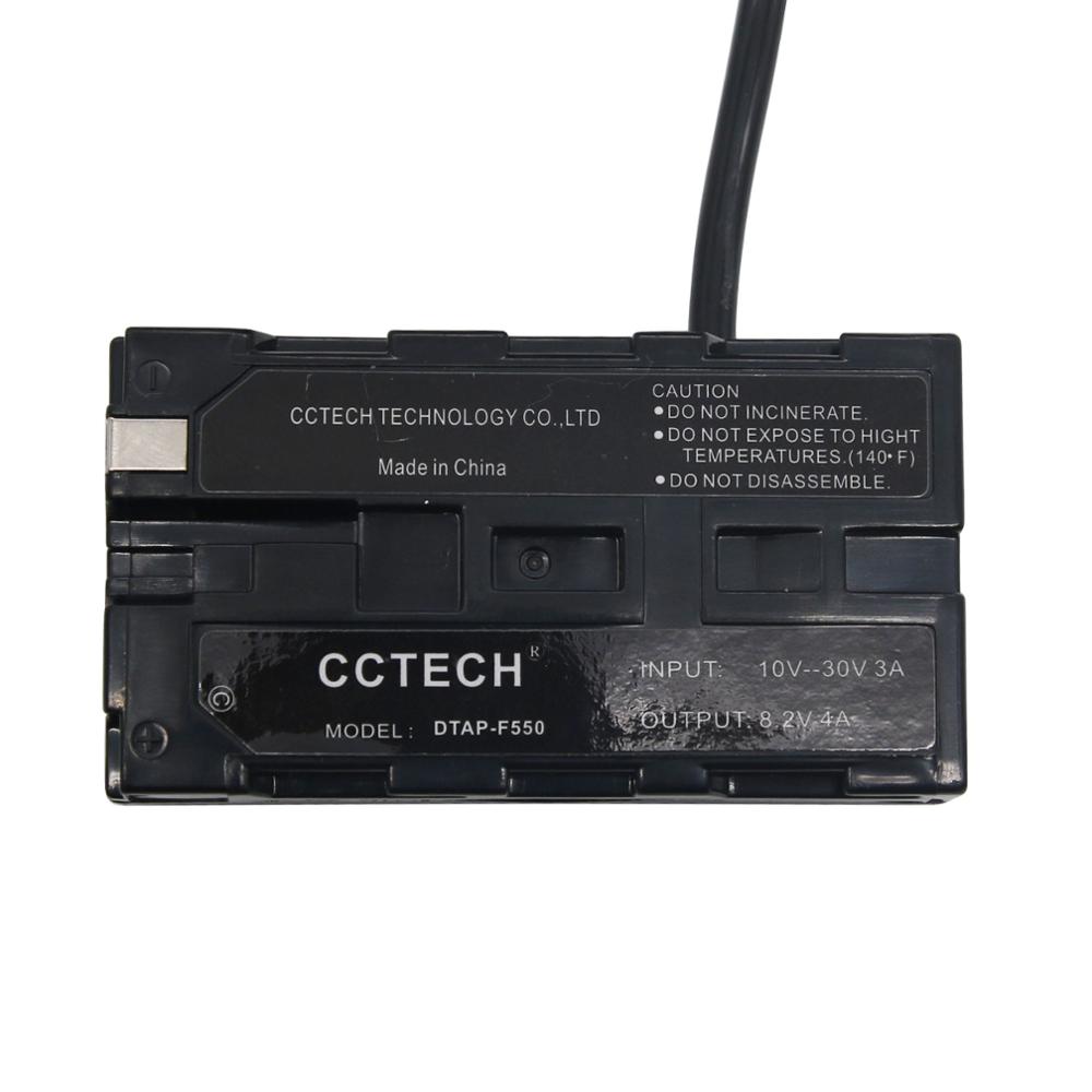 Tzt d-trykk til np -f550 dummy-batteristrømadapter til skjerm som bruker 550/970