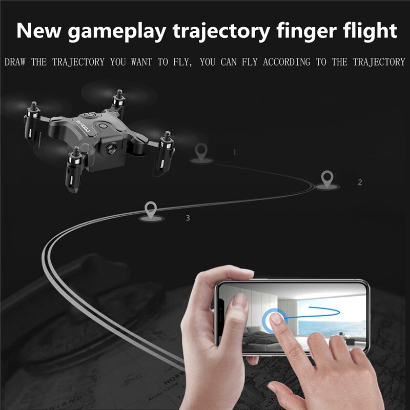 KaKBeir Mini Drone HD Camera Hight Hold Mode RC Quadcopter RTF WiFi FPVQuadcopter Follow Me RC Helicopter Quadrocopter Kid'