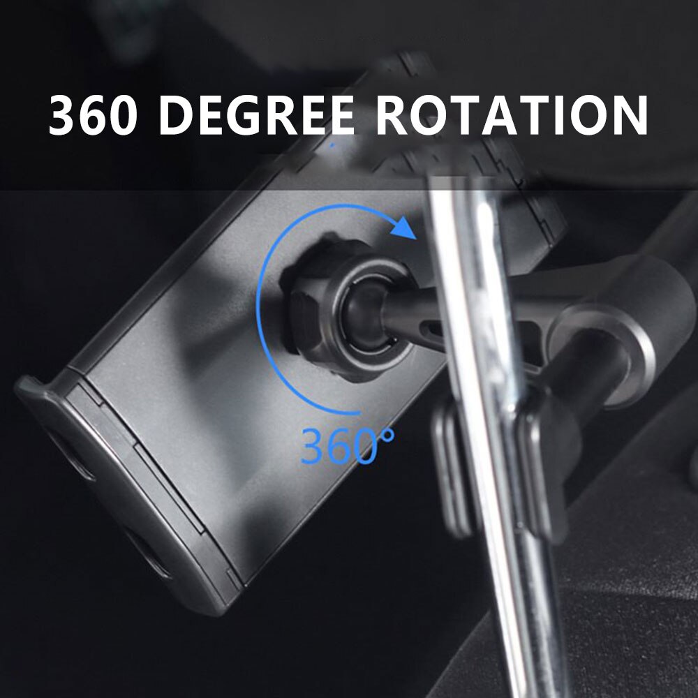 Glcc universele autobeugel autostoel rugleuning hoofdsteun smartphone houder voor ipad tablet pc standaard pad houder 14-18cm/5.51-7.09in