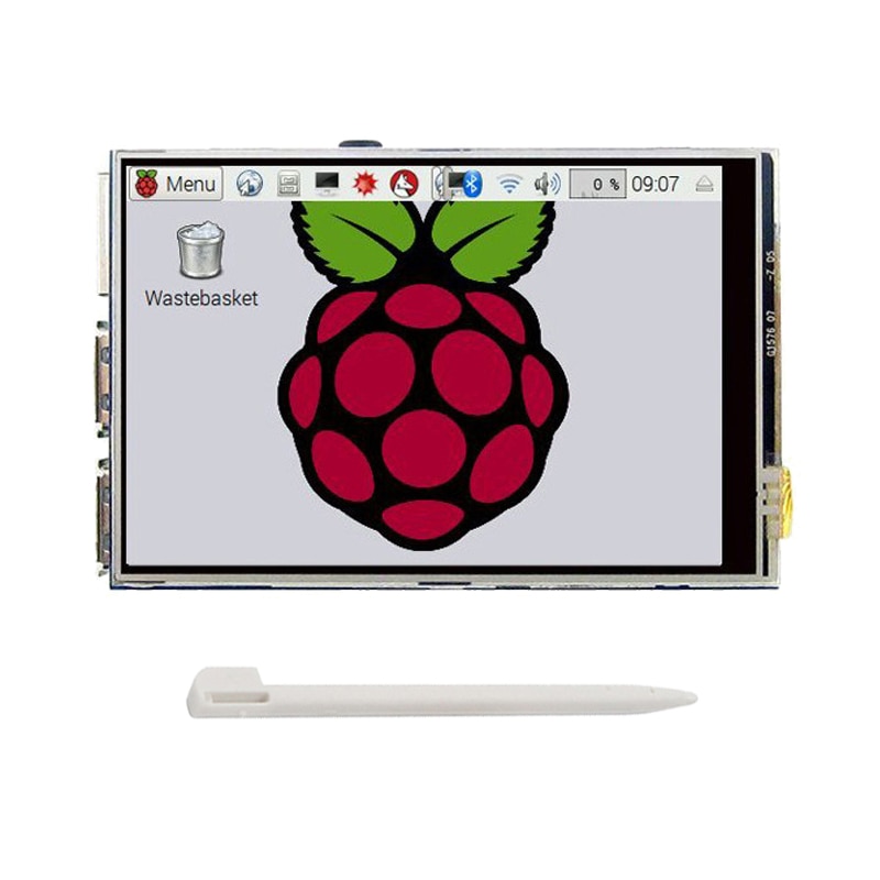 Raspberry Pi 4 – écran tactile LCD TFT 3.5 pouces, 480x320, avec boîtier en acrylique, Moddel B