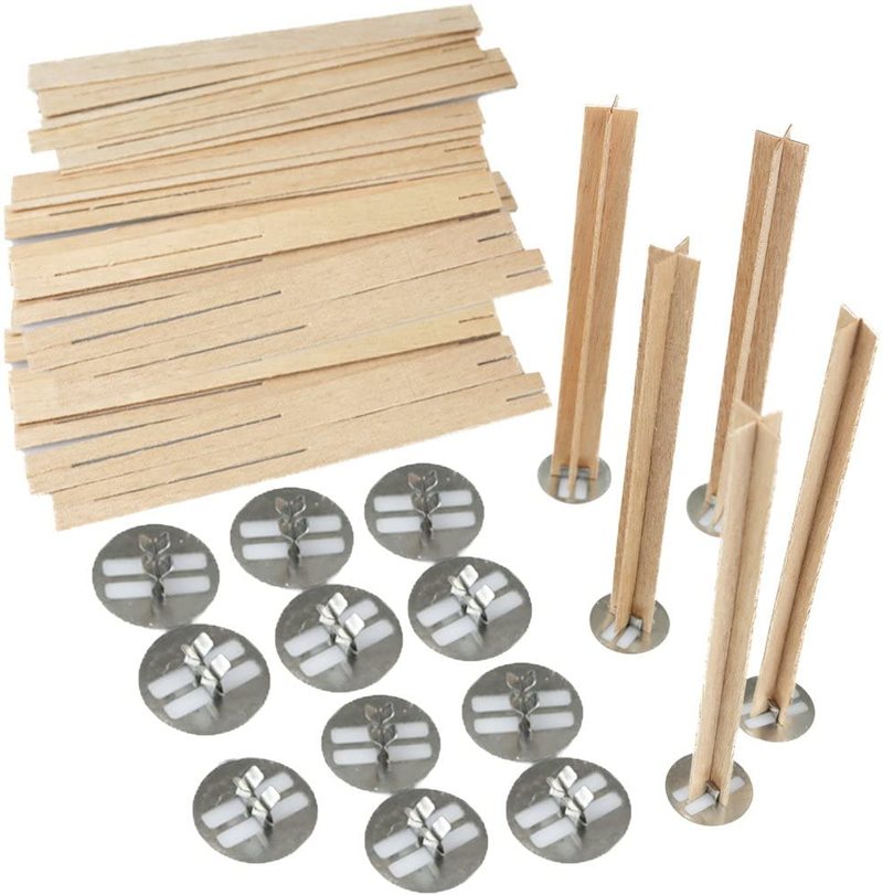20 stk 5 tommers kryss tre lys stearinlys tre lys kjerne for diy stearinlys forsyning soya parffin voks