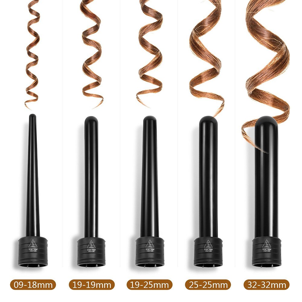 5-in-1 krultang Multifunctioneel vat Roterend Professionele salon haarkruller