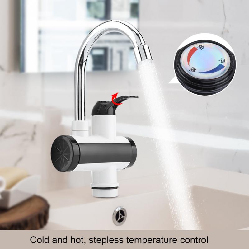 Grifo de pantalla Digital LED, grifos eléctricos de calefacción instantánea para calentador de agua, grifo resistente a altas temperaturas, grifo montado en cubierta,