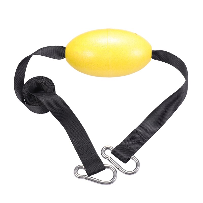 70'' Drift Sock Harness with Buoy Stainless Steel Carabiner Marine Rope Drift Control Harness for Canoe Kayak: Yellow