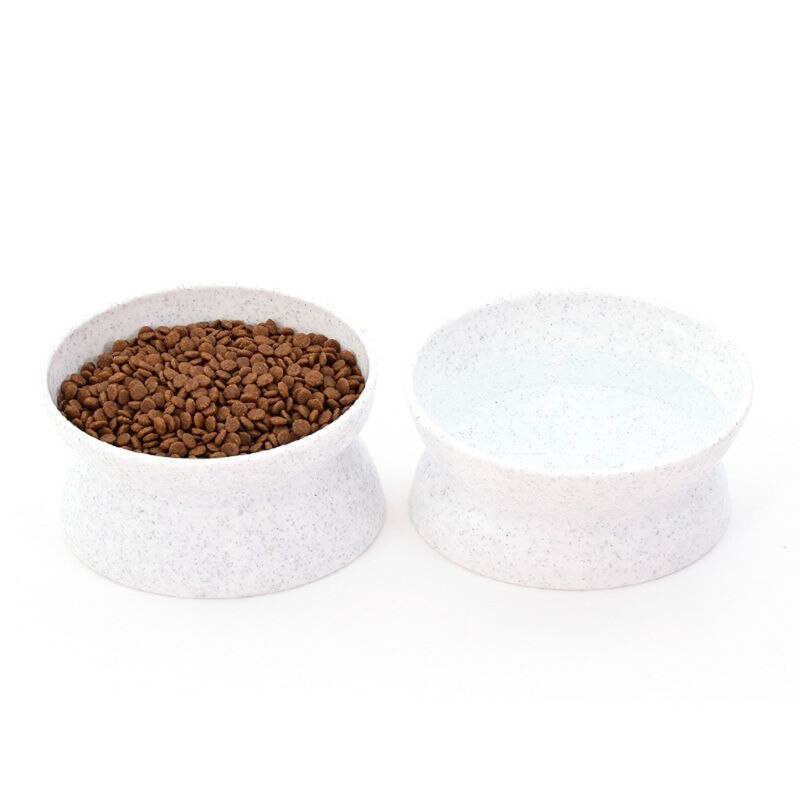 Kitten Stress Free Double Side Use Feeding Dish Raised Cat Food Bowl Collection Pet Feeder Raised Cat Food Bowl