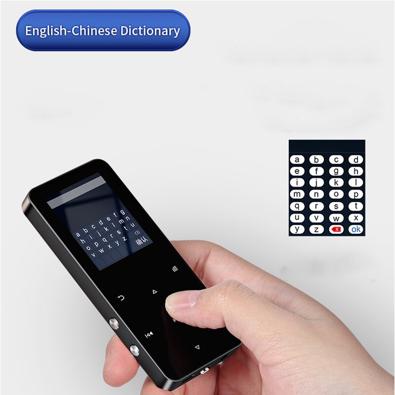 Baladeur MP3 16 go avec haut-parleur intégré, lecteur de musique HIFI sans perte, compatible Bluetooth, lecteur mp4 avec Radio FM, 2022