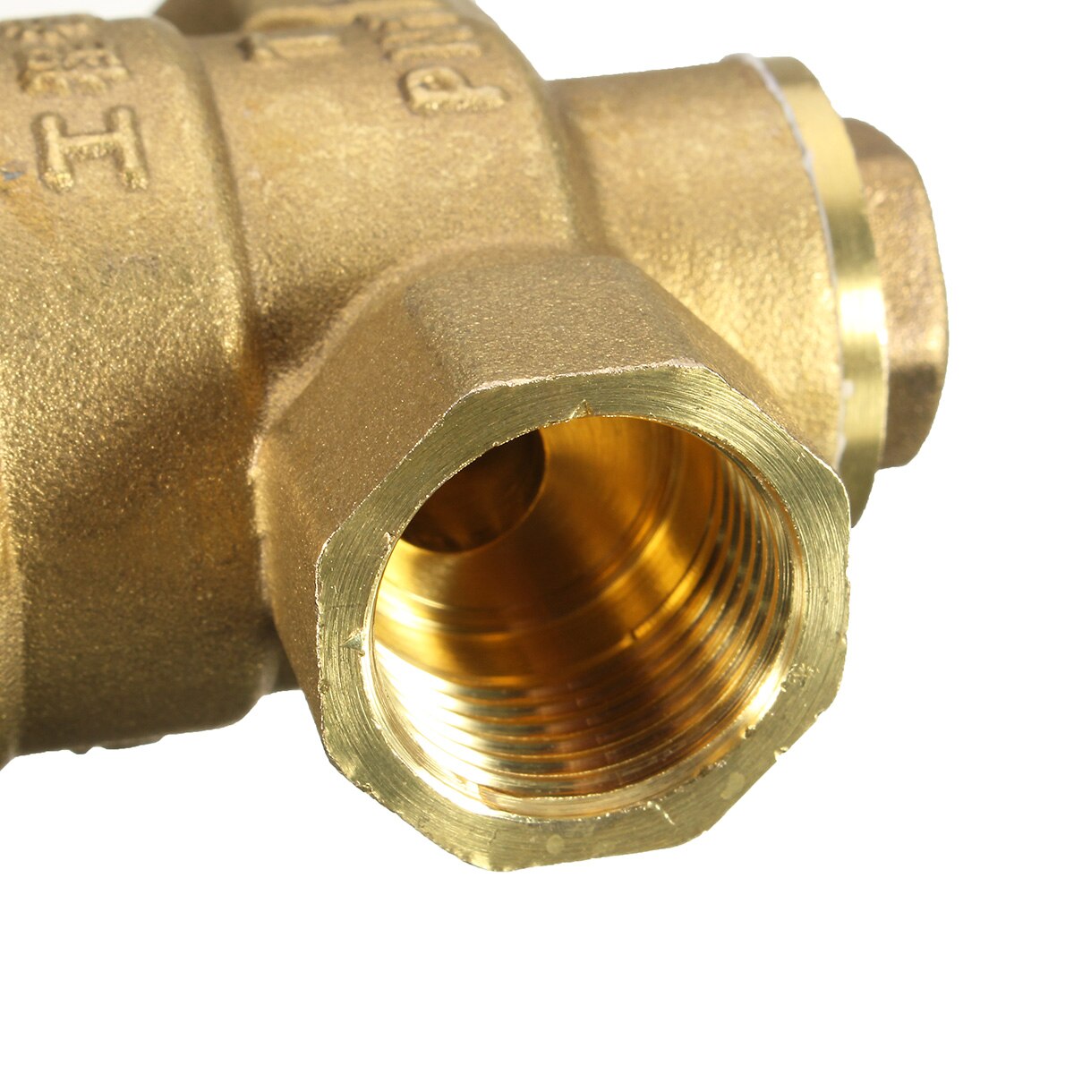 Water Pressure Regulator Adjustable DN15 NPT 1/2'' Reducer 8.3x6.4cm With Gauge Meter Brass Water Pressure PN 1.6 Valves