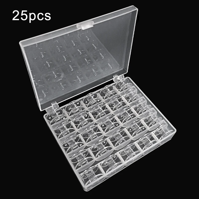 Szpule robić maszyn robić szycia szpule plastikowe maszyny robić szycia oś skrzynka 25 przezroczyste szpule, maszyna robić szycia domowego m schowek