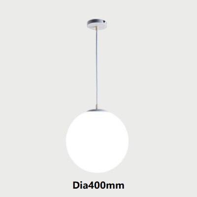 Modern Minimalist Glass Ball Chandelier Nordic Personality Bedroom Hallway Lamp Single-headed Three-headed Lamps
