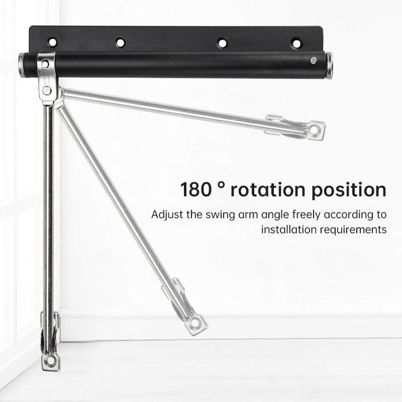 Adjustable Door Closers Surface Mounted Automatic Stainless Steel Spring Closing Door Closer Fire Rated Door Stopper Hardware