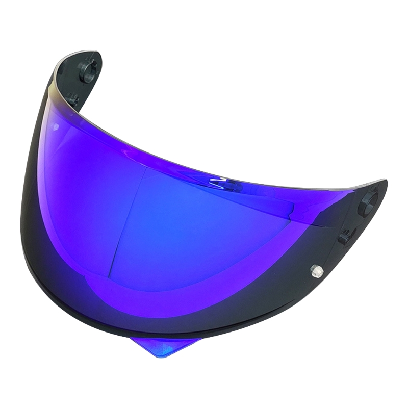 Visores cascos con visión angular, fácil instalación, lentes para cascos motocicleta, equipo para montar en simples: Naranja