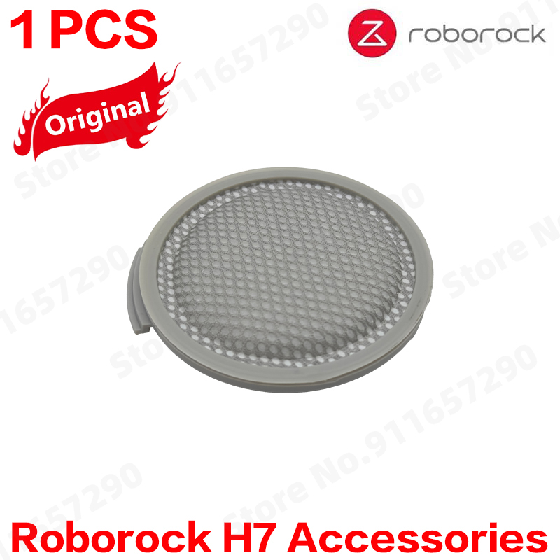 Original Roborock H7 Dust Box HEPA Filter Spare Parts Mace Plus Dustbin Cyclone Assembly Module Red Accessories: Pink