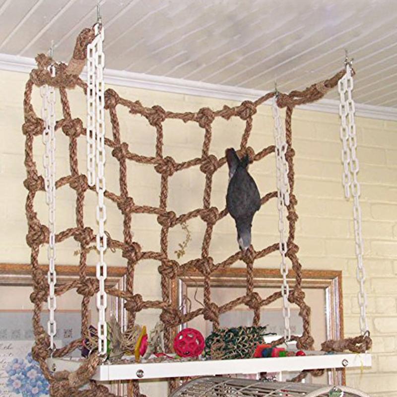 40 40Cm Parrot Bird Cage Toy Game Hanging Rope Cli Photo Inspiration