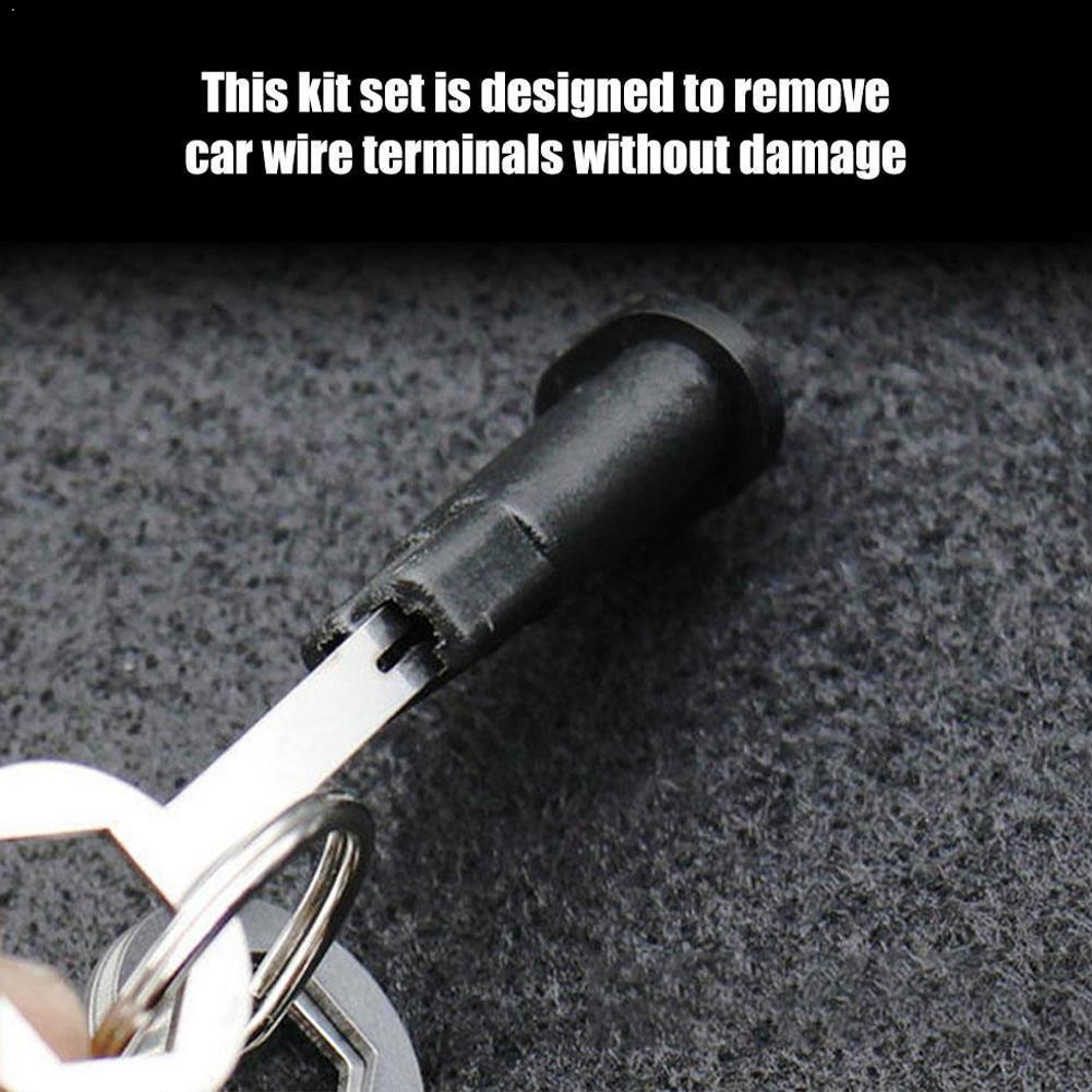 8-38pcs Car Plug Terminal Removal Tool Remove Wire Tools Retractor Kit Puller Pin Hand Needle Repair Pick Q6B5