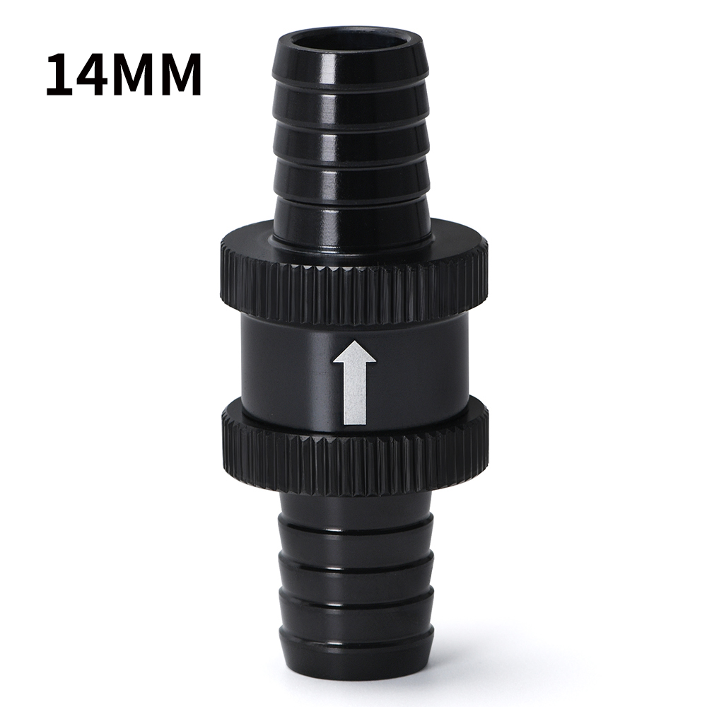 6 rozmiar 4MM / 6MM / 8MM / 10MM / 12MM / 16MM bez powrotu w jedną stronę zawór zwrotny paliwa ze stopu aluminium benzyna diesel