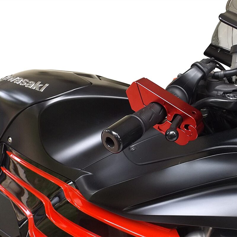 Motorcycle Grip Lock CNC Security Safety Locks Handlebar Handset Brake Lever Disc Locking Fit Scooter ATV Anti-Theft Motor Lock