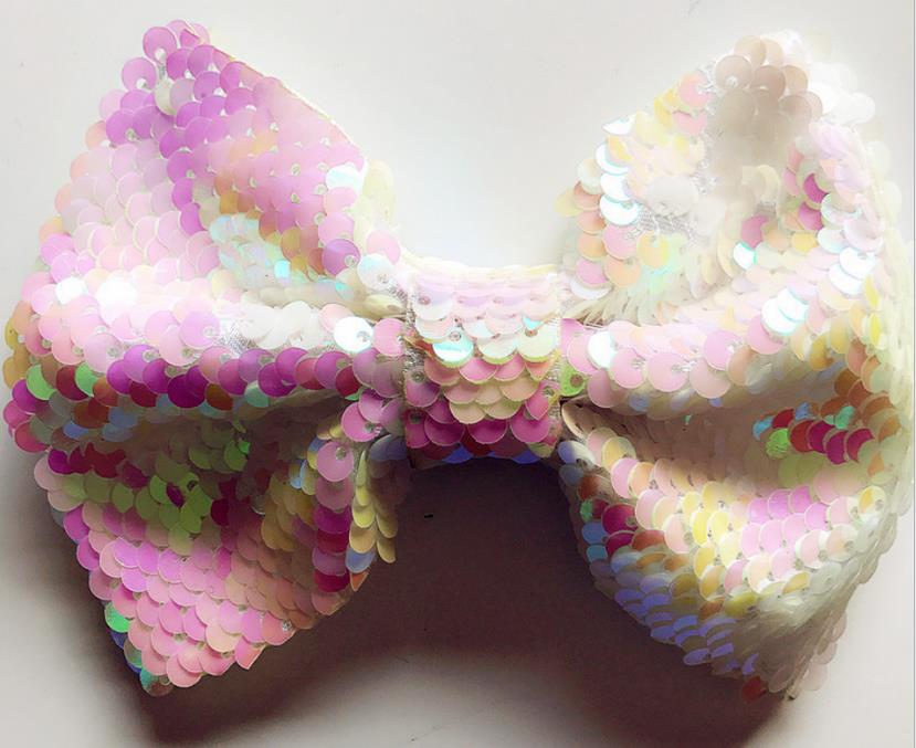 Schattige babymeisjes glitter pailletten strik haarspeld strik haarspeld hoofddeksel: 9