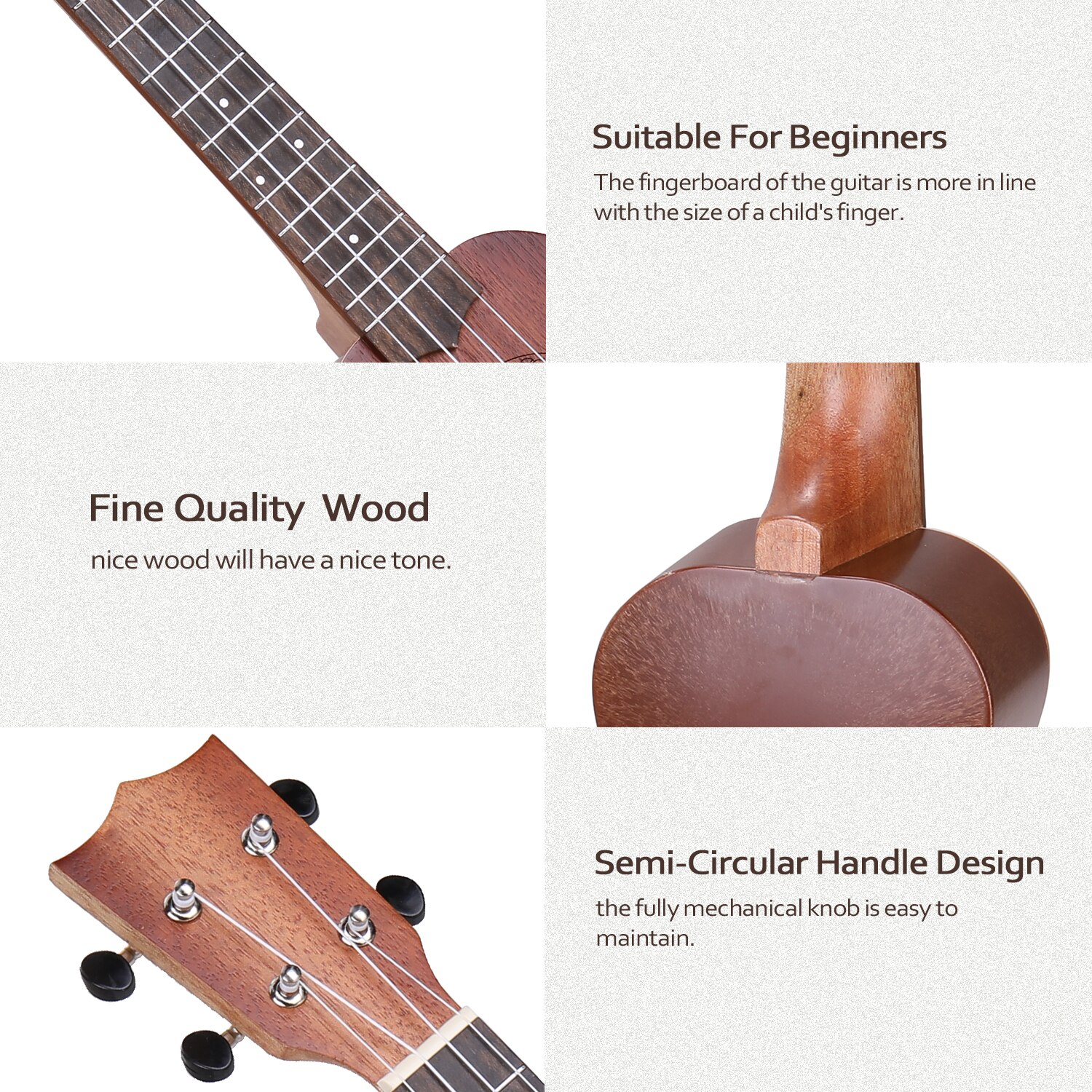 21 inch Kids Wooden UKulele 4 String Portable Guitar Instrument Mini Guitars ukulele kit ukulele guitar mini guitar guitarra