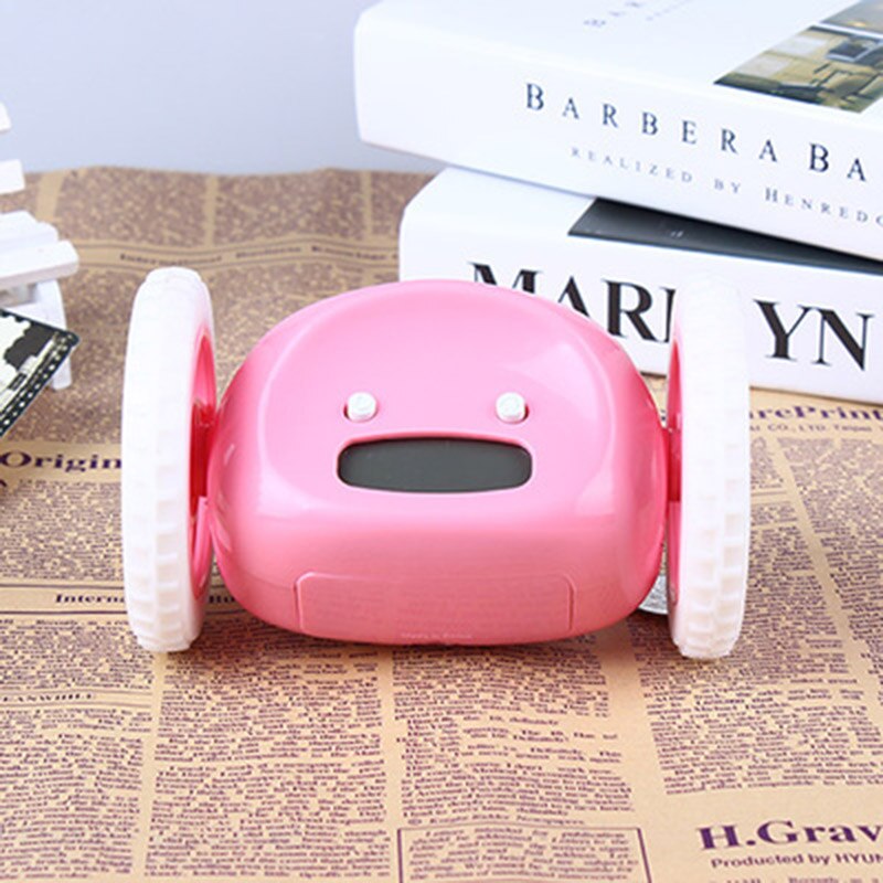 QMJHVX Led Wake Up Light Alarm Clock Night Light Nixie Clock Digital Desk Bedroom Bedside Table Home Decorations zegar LED: Alarm clock 4 Pink