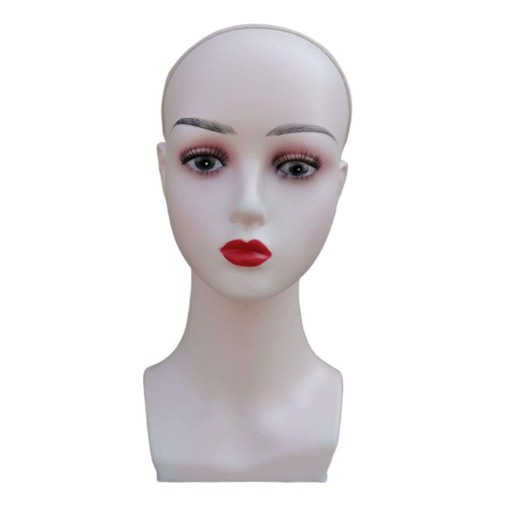 Damen Kunststoff Mannequin Modell Kopf für sterben Anzeige Von Perücken s Sonnenbrille, Kommt Mit Atmungsaktivem Perücke Netz