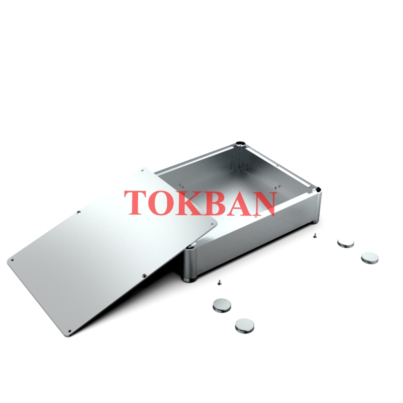 Tokban 3206 320*76*250mm All Aluminum Power Amplifier Chassis Enclosure HIFI Preamplifier DAC Decoder Case for Diy Amplifier