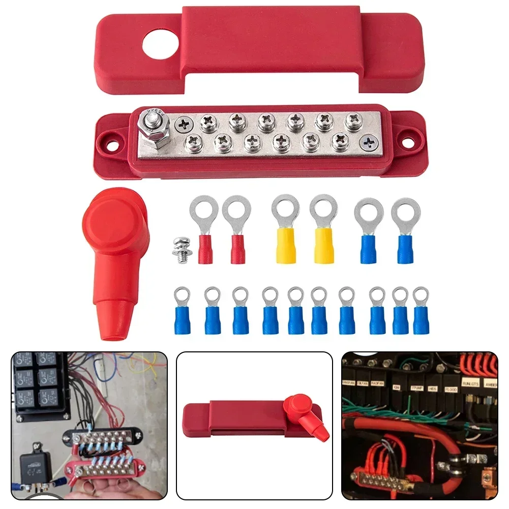 12 Point Battery Power Distribution Block Bus Bar ... – Grandado