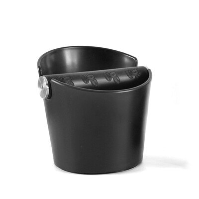 Coffee Espresso Knock Box ABS Stainless Steel Anti slip Coffee Grind Dump Bin Waste Bin with Detachable Knock Bar Barista: F