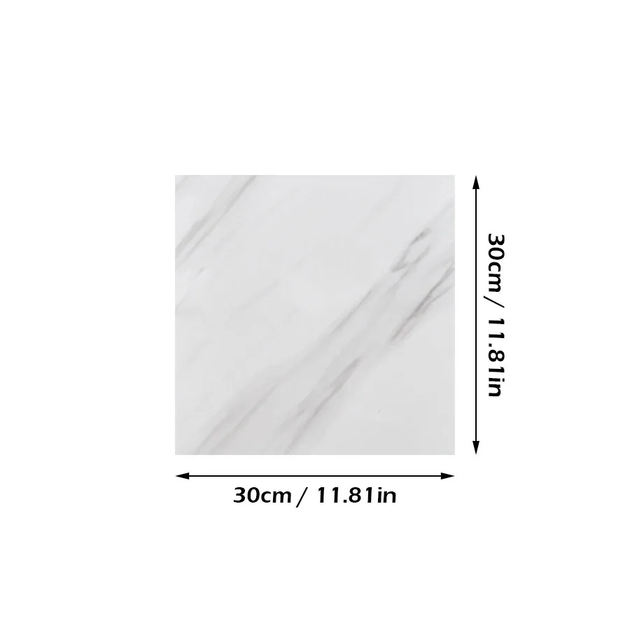 5-20pcs 30x30cm Self-Adhesive Waterproof Wall Stickers Peel Stick PVC Wallpaper Kitchen Bathroom Bedroom Removable Home Decor: light yellow / 5.3㎡
