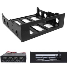 Soporte de montaje de Bahía frontal para unidad de disquete, carcasa de PC de 5,25 a 3,5 pulgadas,