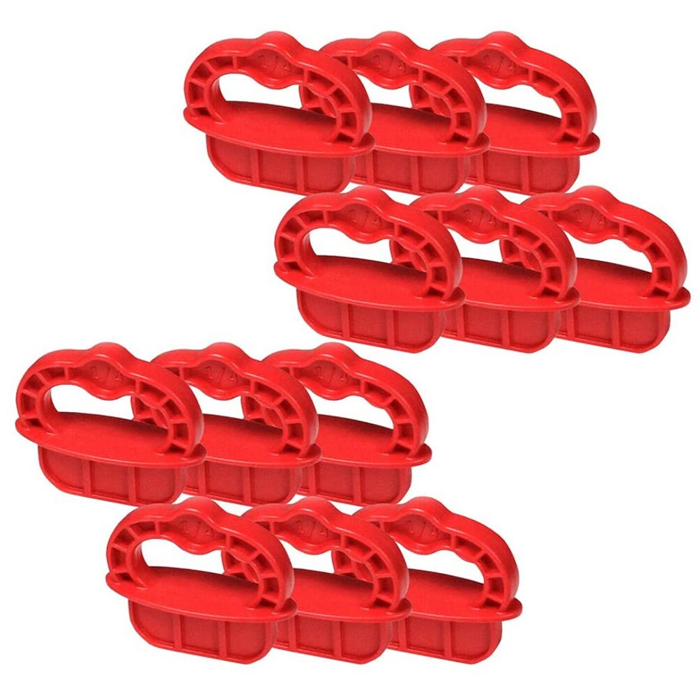 Deck Board Jig Spacer Rings Plates Spacer Guide Pressure Treated PVC Hardwood Decking Alignment Decking Tool 2 Colors Red Bule