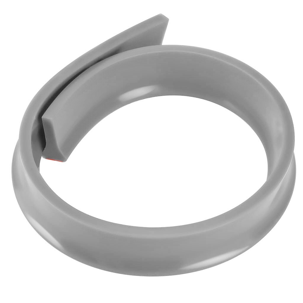 1Pc Grijs Waterkerende Strip Inklapbare Douche Drempel Water Dam Douche Barrière En Retentie Systeem 0.5/1/1.5/2/2.5M # Wby: 2.5m